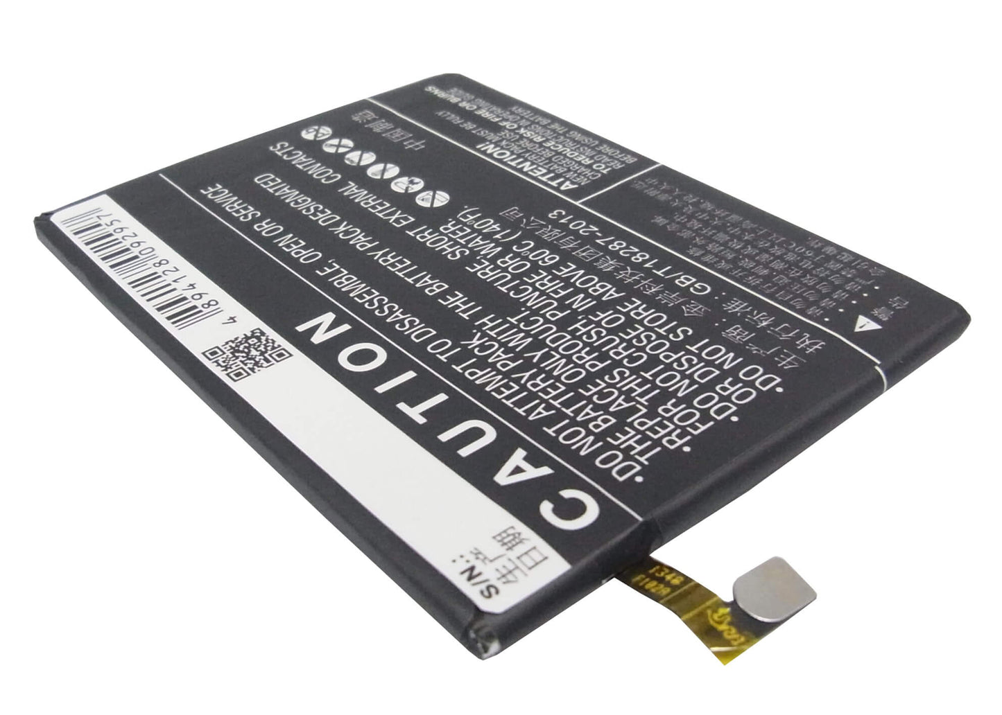 3.8V, 3740mAh, Li-Polymer Battery fits Oppo, N1, N1t, 14.212Wh