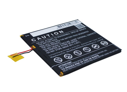 3.7V, 2600mAh, Li-Polymer Battery fits Posh, Equal, S700a, 9.62Wh