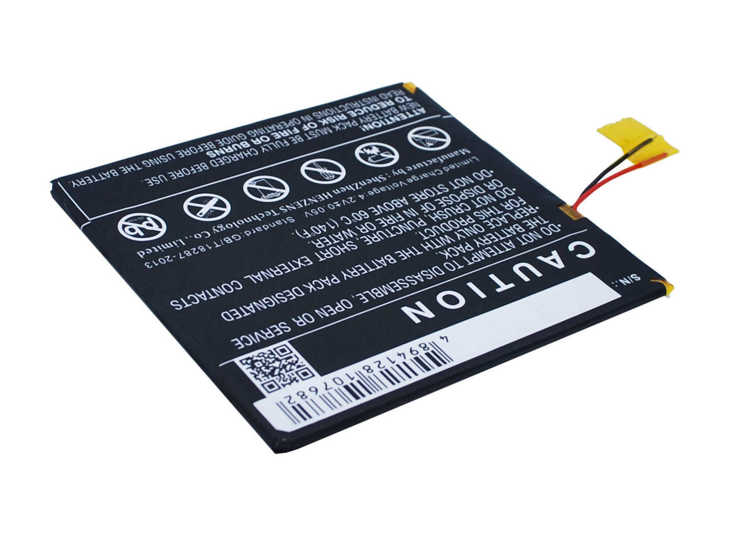 3.7V, 2600mAh, Li-Polymer Battery fits Posh, Equal, S700a, 9.62Wh