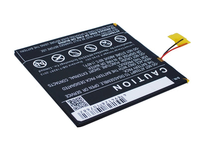 3.7V, 2600mAh, Li-Polymer Battery fits Posh, Equal, S700a, 9.62Wh