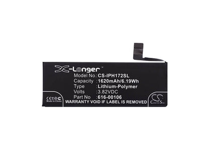 3.82V, 1620mAh, Li-Polymer Battery fits Apple, A1662, A1723, 6.1884Wh