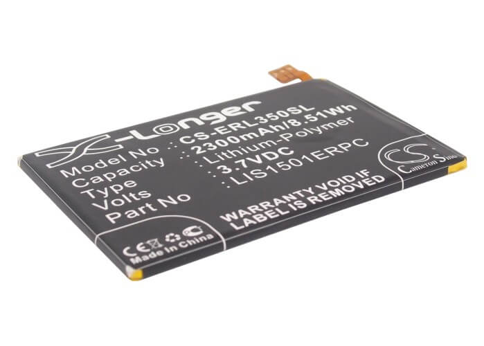 3.7V, 2300mAh, Li-Polymer Battery fits Sony Ericsson, C6503, Calla Ds, 8.51Wh