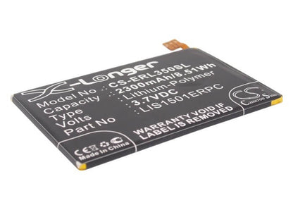 3.7V, 2300mAh, Li-Polymer Battery fits Sony Ericsson, C6503, Calla Ds, 8.51Wh
