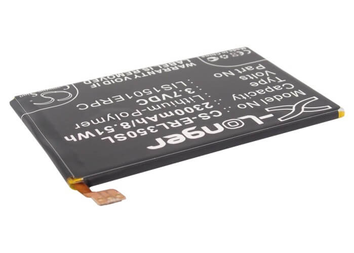3.7V, 2300mAh, Li-Polymer Battery fits Sony Ericsson, C6503, Calla Ds, 8.51Wh