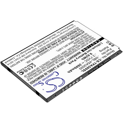 3.7V, 2600mAh, Li-ion Battery fits Tp-link, Neffos A5, Tp7032a, 9.62Wh