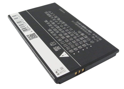 3.7V, 1800mAh, Li-ion Battery fits Fly, Iq440, Iq440 Energie, 6.66Wh