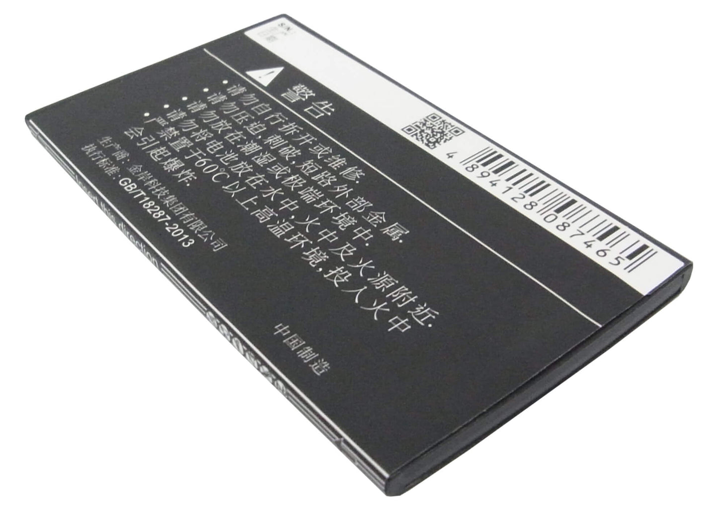 3.7V, 1800mAh, Li-ion Battery fits Gionee, Gn160, Gn180, 6.66Wh
