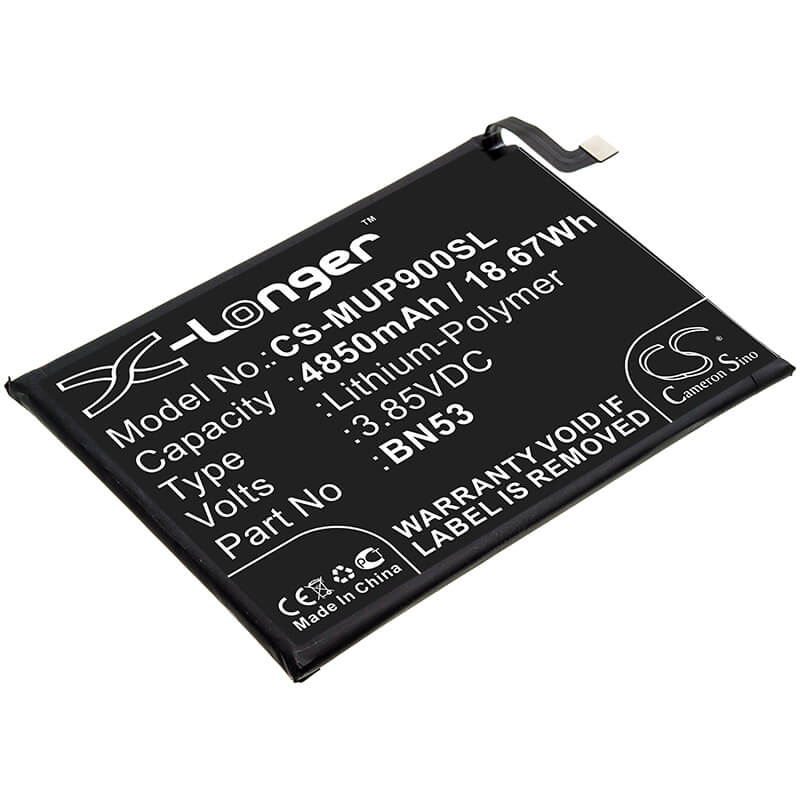 3.85V, 4850mAh, Li-Polymer Battery fits Redmi, M2003j6b1i, M2003j6b2g, 18.6725Wh