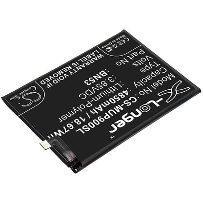 3.85V, 4850mAh, Li-Polymer Battery fits Redmi, M2003j6b1i, M2003j6b2g, 18.6725Wh