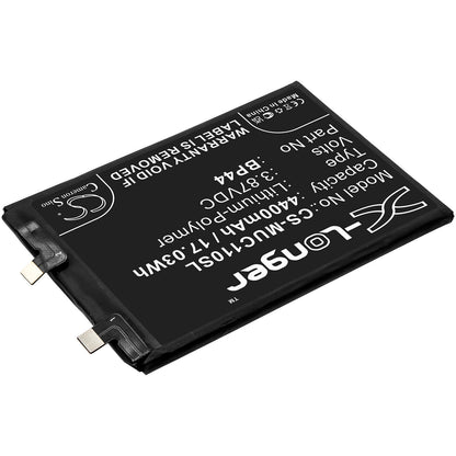 3.87V, 4400mAh, Li-Polymer Battery fits Xiaomi, Cc11, Civi 5g, 17.028Wh