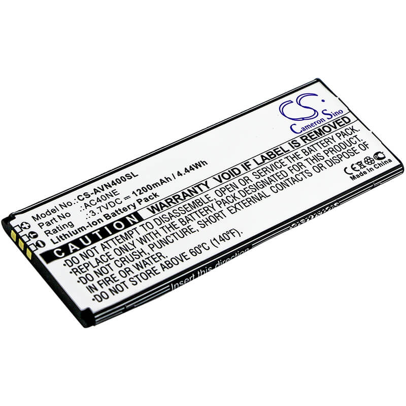 3.7V, 1200mAh, Li-ion Battery fits Archos, 40 Neon, 4.44Wh