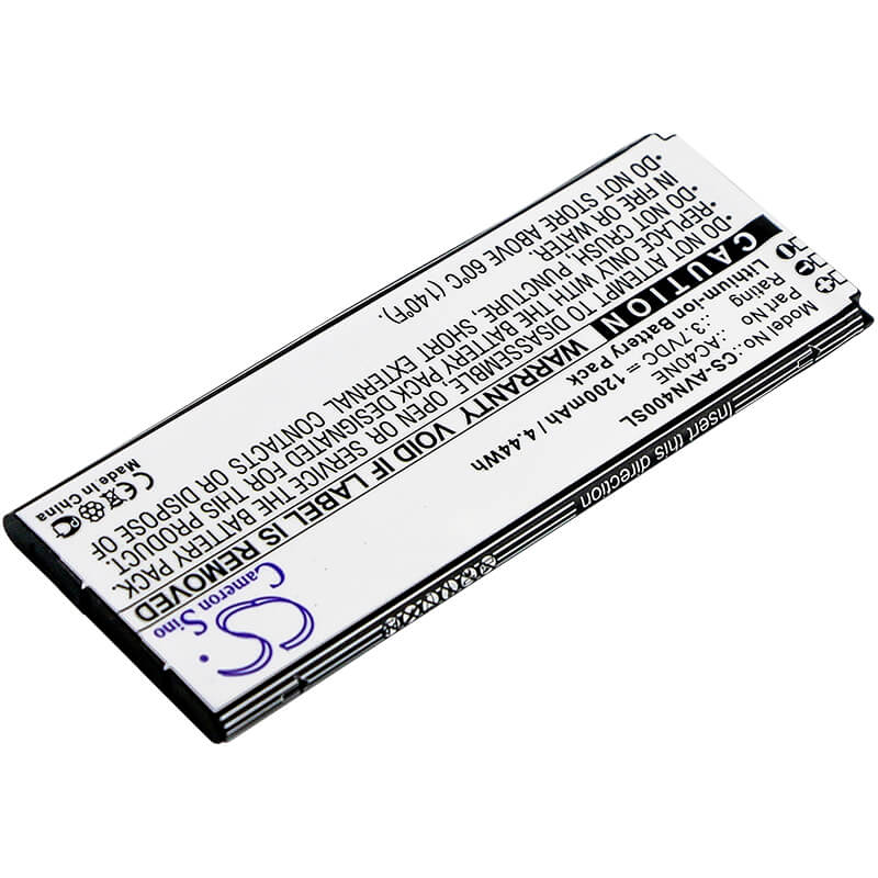 3.7V, 1200mAh, Li-ion Battery fits Archos, 40 Neon, 4.44Wh