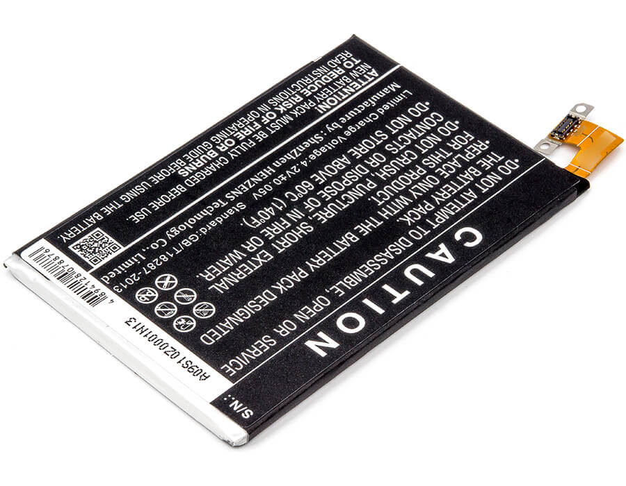 3.7V, 2300mAh, Li-Polymer Battery fits T-mobile, M7, One 801e, 8.51Wh