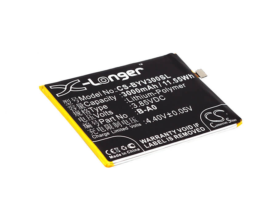 3.85V, 3000mAh, Li-Polymer Battery fits Vivo, V3 Max, V3 Max+, 11.55Wh