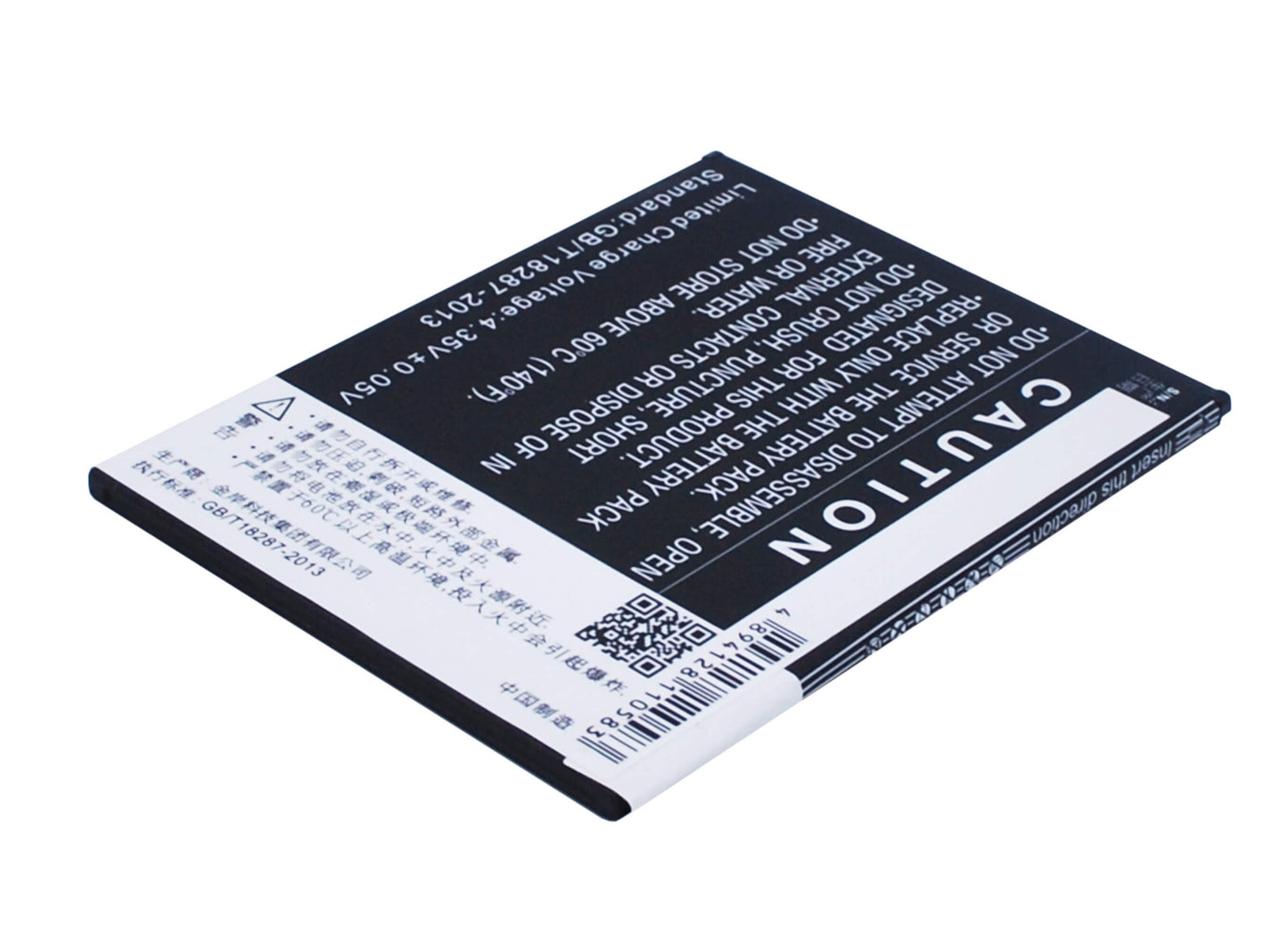 3.8V, 2900mAh, Li-ion Battery fits Coolpad, V1, V1-c, 11.02Wh