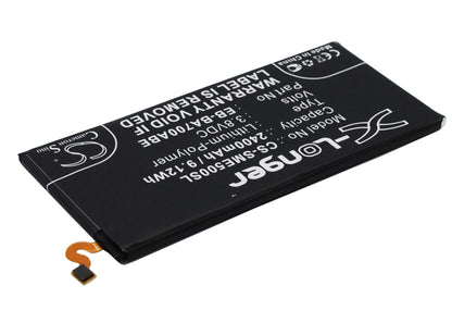 3.8V, 2400mAh, Li-Polymer Battery fits Samsung, Galaxy E5, Galaxy E5 4g Lte, 9.12Wh