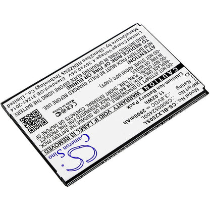 3.8V, 2900mAh, Li-ion Battery fits Blu, E050, E050u, 11.02Wh