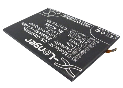 3.8V, 2300mAh, Li-Polymer Battery fits Gionee, Gn9000, S5.5, 8.74Wh