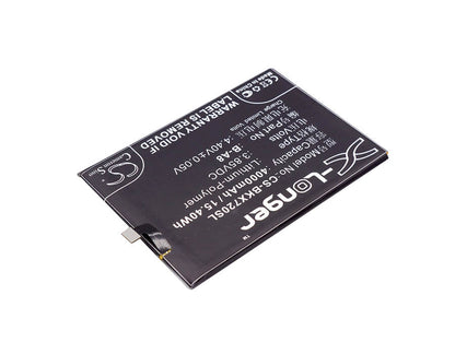 3.85V, 4000mAh, Li-Polymer Battery fits Bbk, Vivo X7 Plus, Vivo X7 Plus Dual Sim, 15.4Wh
