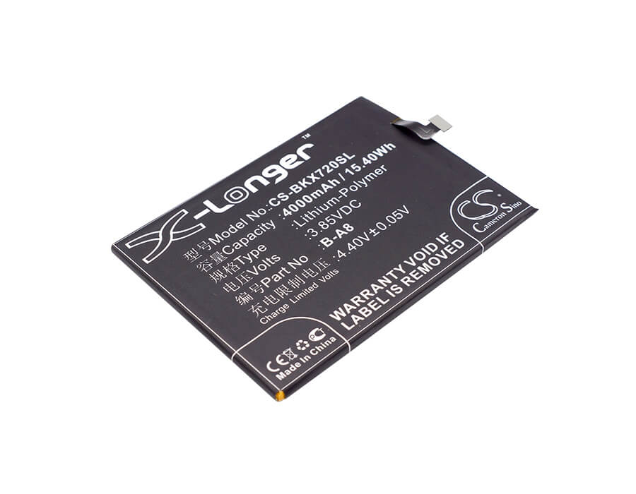 3.85V, 4000mAh, Li-Polymer Battery fits Vivo, X7 Plus, X7 Plus Dual Sim, 15.4Wh