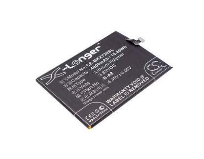 3.85V, 4000mAh, Li-Polymer Battery fits Vivo, X7 Plus, X7 Plus Dual Sim, 15.4Wh