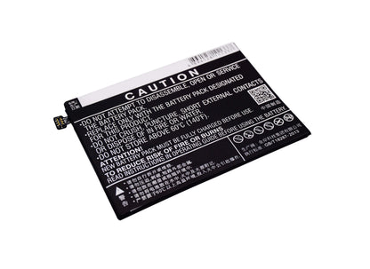 3.8V, 2900mAh, Li-Polymer Battery fits Oppo, A1601, A53, 11.02Wh