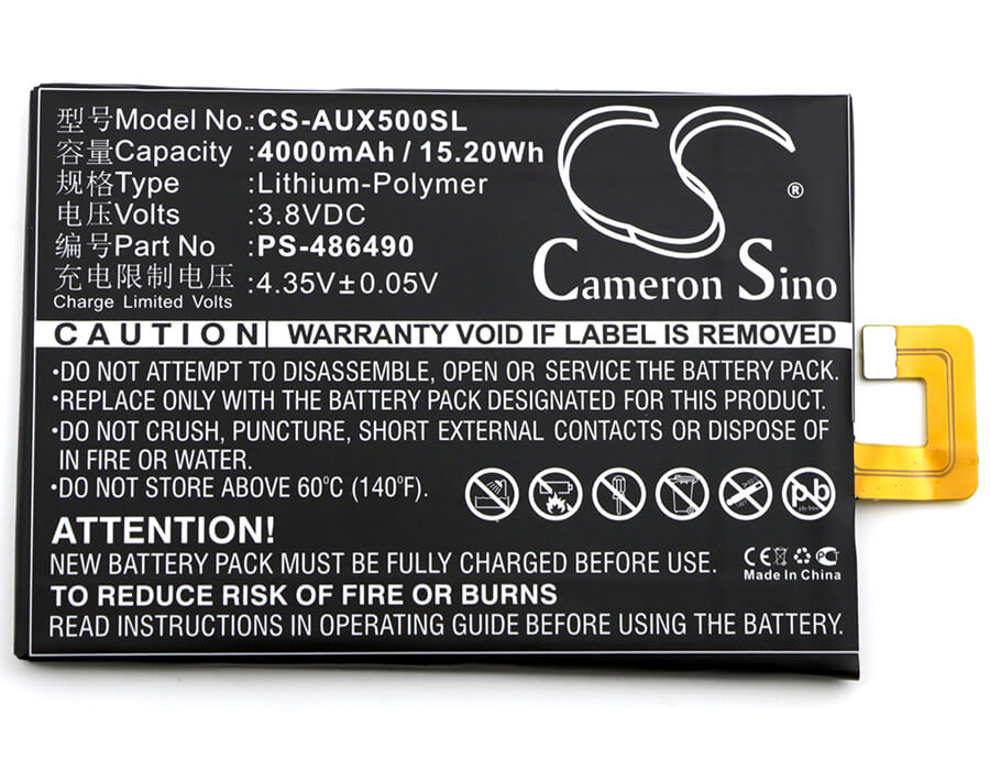 3.8V, 4000mAh, Li-Polymer Battery fits Asus, Pegasus X005, 15.2Wh