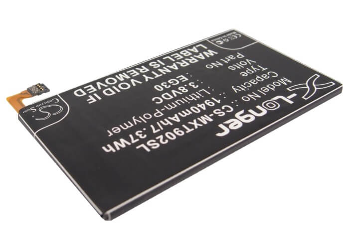 3.8V, 1940mAh, Li-Polymer Battery fits Motorola, Droid Mini, Droid Razr I, 7.372Wh