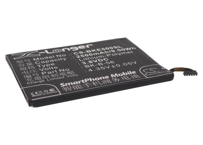 3.8V, 2500mAh, Li-Polymer Battery fits Bbk, Vivo E5, 9.5Wh