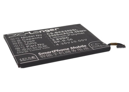 3.8V, 2500mAh, Li-Polymer Battery fits Bbk, Vivo E5, 9.5Wh