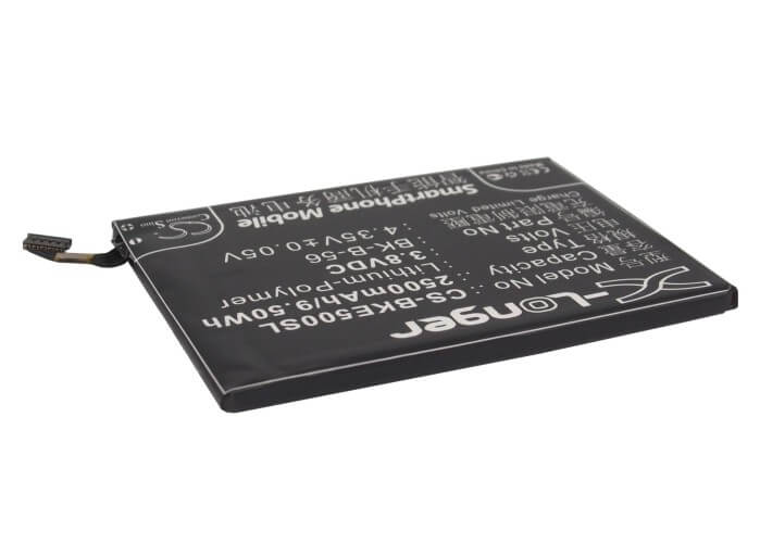 3.8V, 2500mAh, Li-Polymer Battery fits Bbk, Vivo E5, 9.5Wh