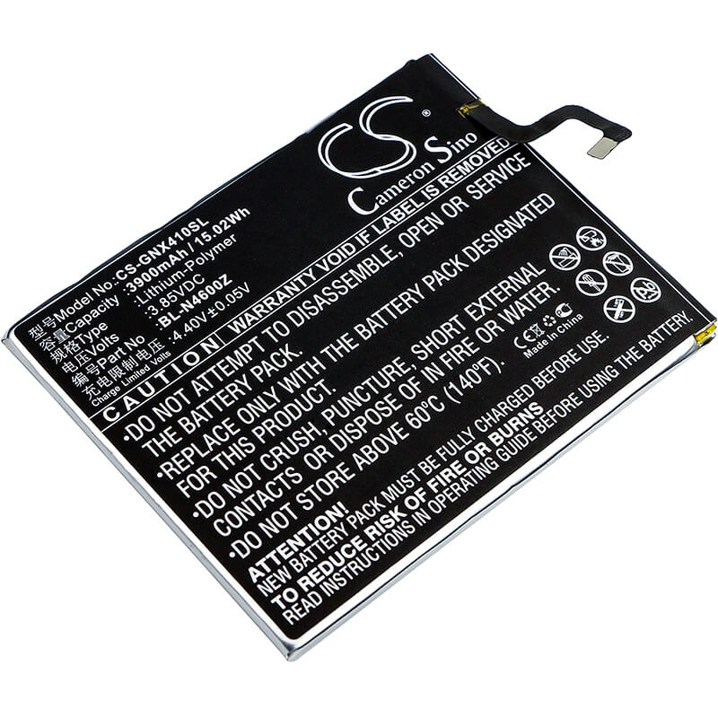 3.85V, 3900mAh, Li-Polymer Battery fits Gionee, Allview X4 Soul Xtreme, Allview X4 Xtreme Soul Dual Si, 15.015Wh