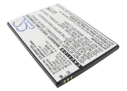 3.7V, 2400mAh, Li-ion Battery fits Gionee, Gn810, 8.88Wh