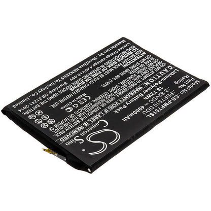 3.82V, 4900mAh, Li-Polymer Battery fits Prestigio, Muze C7 Duo, Psp7510 Dou, 18.718Wh