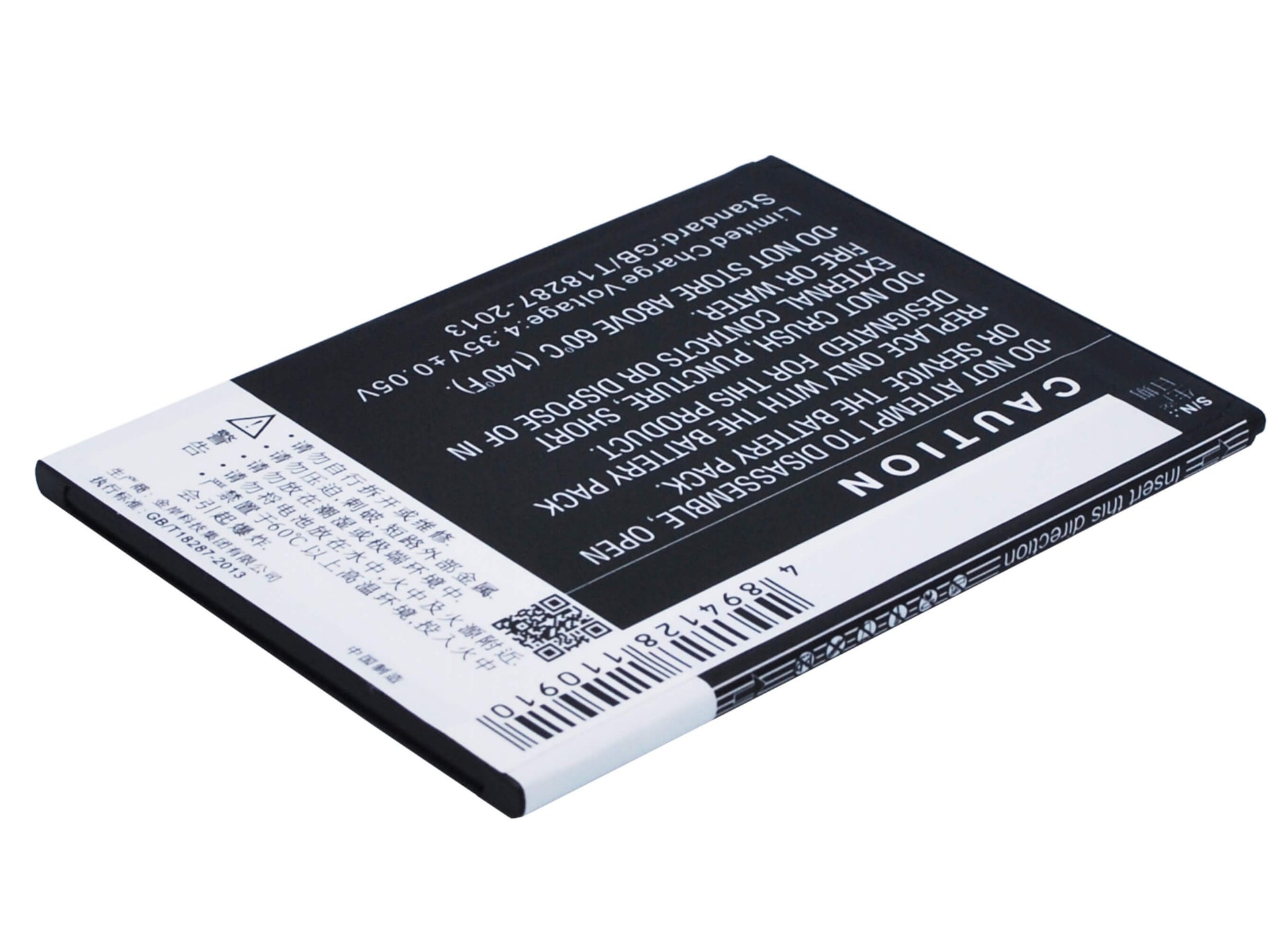 3.8V, 3000mAh, Li-Polymer Battery fits Zopo, S5570, Speed 7 Plus, 11.4Wh