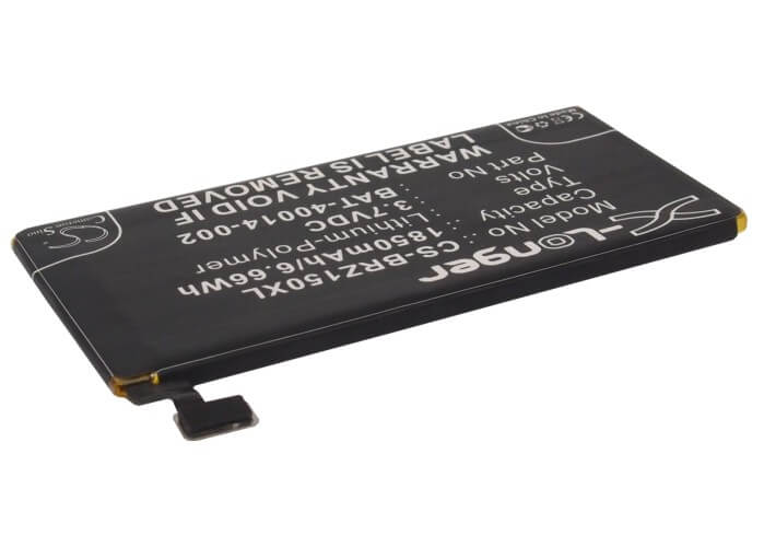 3.7V, 1850mAh, Li-Polymer Battery fits Blackberry, Z15, 6.845Wh