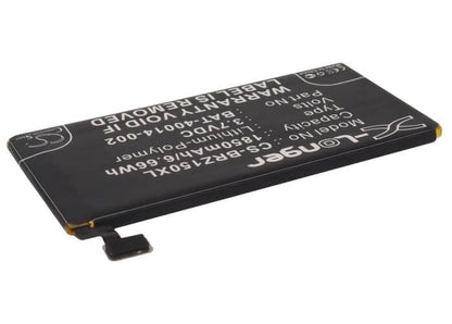 3.7V, 1850mAh, Li-Polymer Battery fits Blackberry, Z15, 6.845Wh