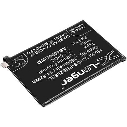 3.85V, 3850mAh, Li-Polymer Battery fits Philips, Xenium S266, 14.8225Wh