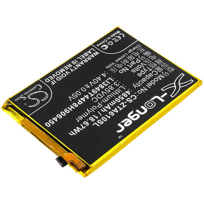3.85V, 4850mAh, Li-Polymer Battery fits Zte, A0622, Blade A6, 18.6725Wh