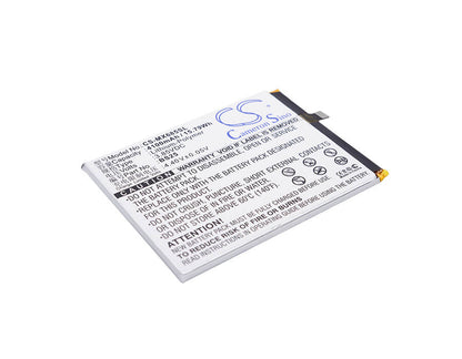 3.85V, 4100mAh, Li-Polymer Battery fits Meizu, M3 Max, Meilan Max, 15.785Wh