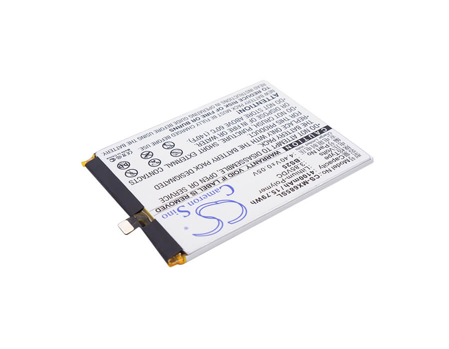 3.85V, 4100mAh, Li-Polymer Battery fits Meizu, M3 Max, Meilan Max, 15.785Wh