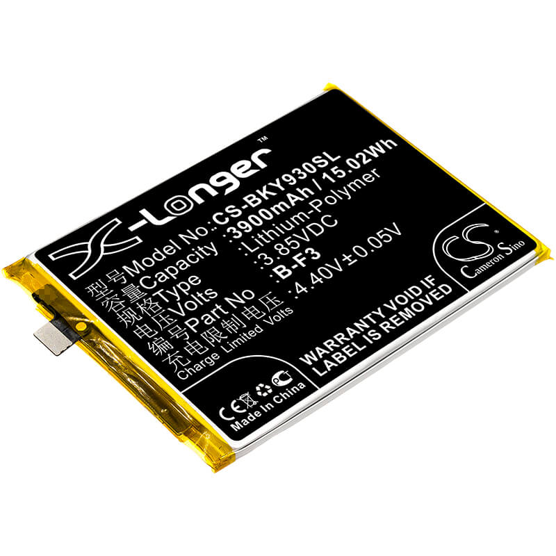 3.85V, 3900mAh, Li-Polymer Battery fits Vivo, V1815, V1818c, 15.015Wh