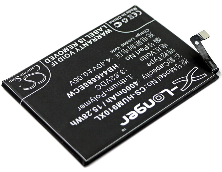 3.82V, 4000mAh, Li-Polymer Battery fits Huawei, Ascend Mate 9 Pro, Lon-al00, 15.28Wh