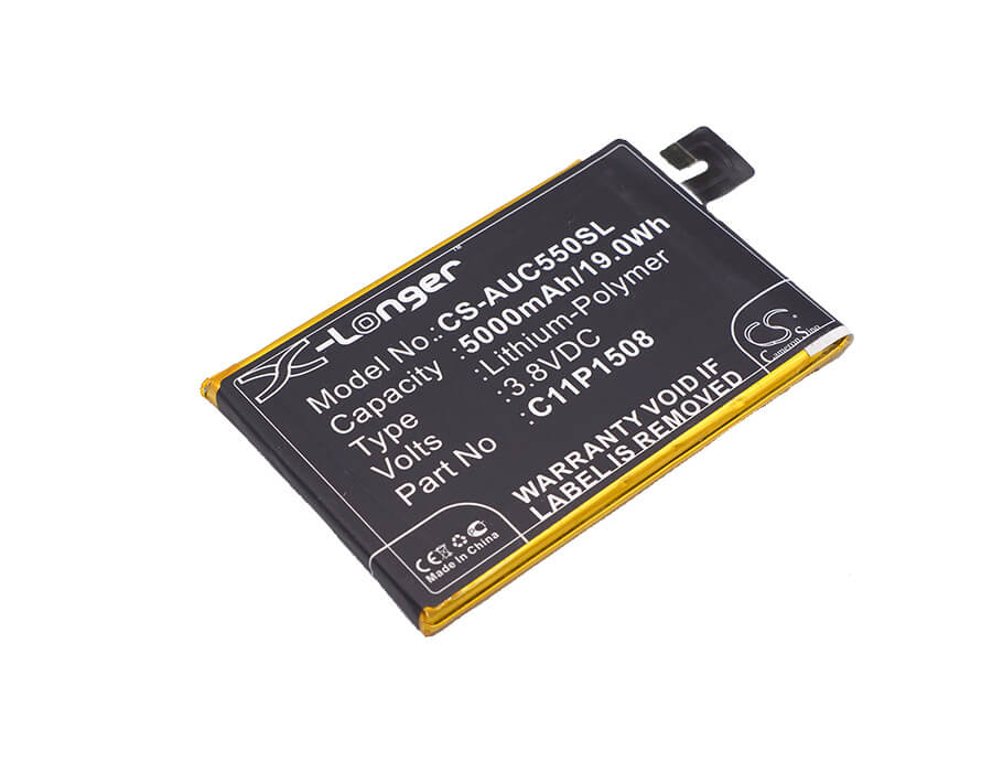 3.8V, 5000mAh, Li-Polymer Battery fits Asus, Z010ad, Z010d, 19Wh