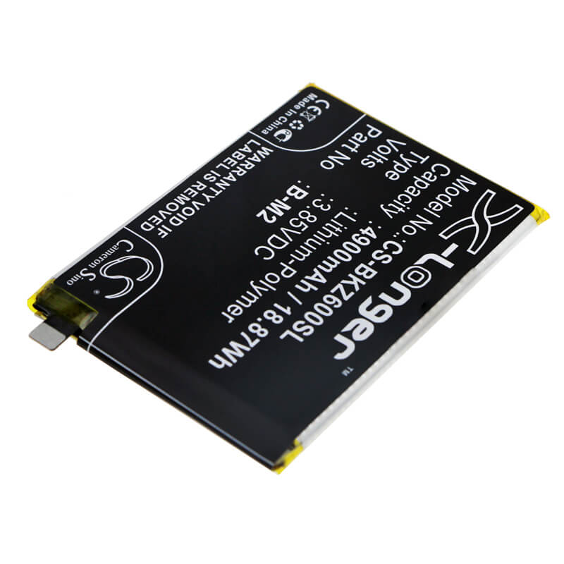 3.85V, 4900mAh, Li-Polymer Battery fits Bbk, V1963, V1963a, 18.865Wh