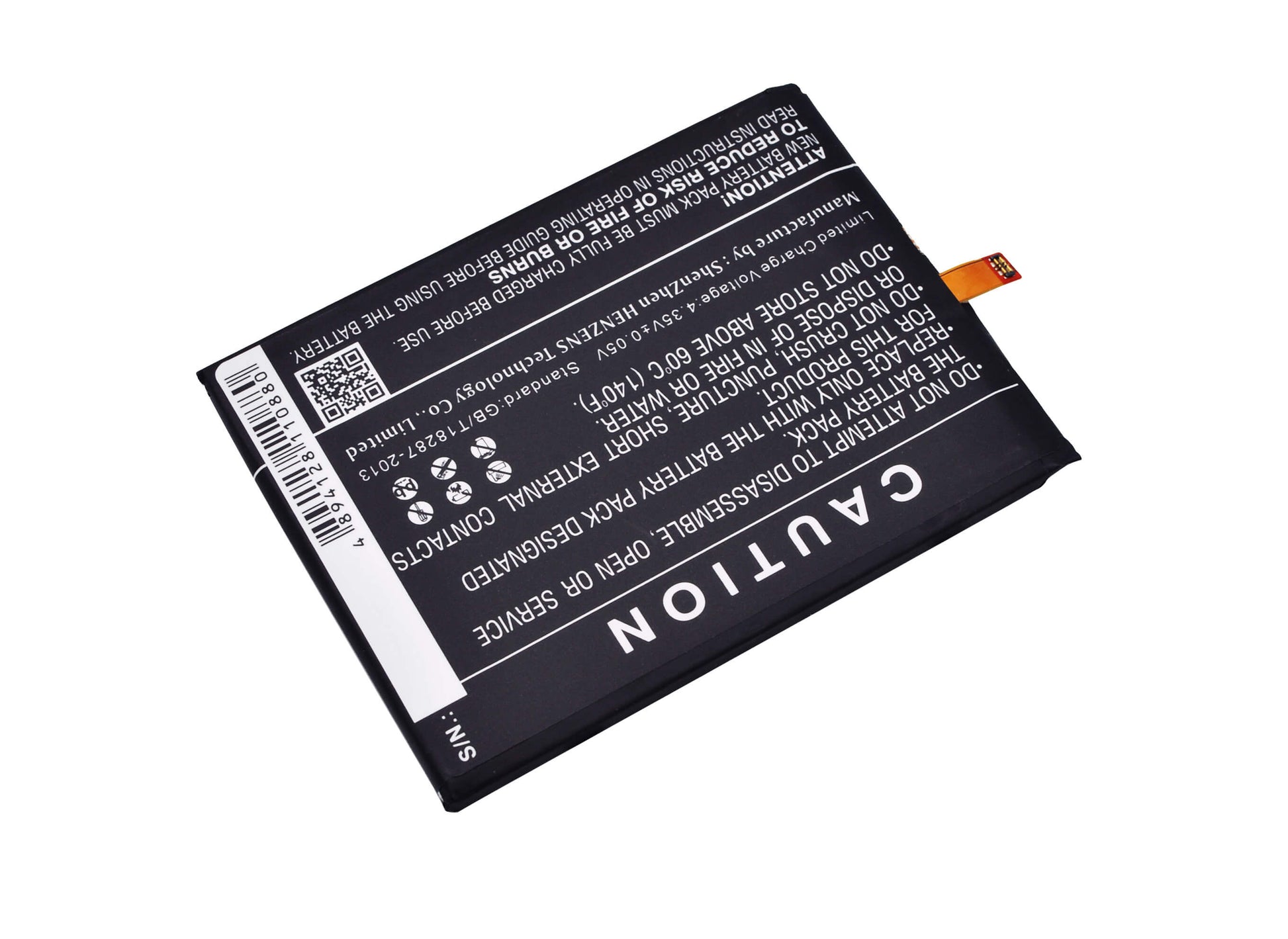 3.8V, 2900mAh, Li-Polymer Battery fits Blu, E010q, E030us, 11.02Wh