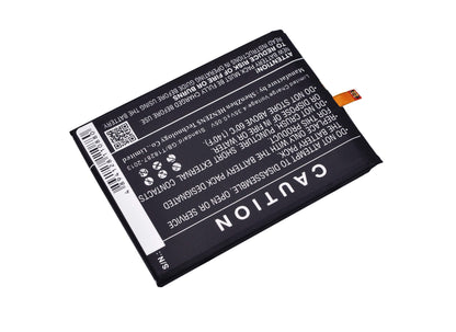 3.8V, 2900mAh, Li-Polymer Battery fits Blu, E010q, E030us, 11.02Wh