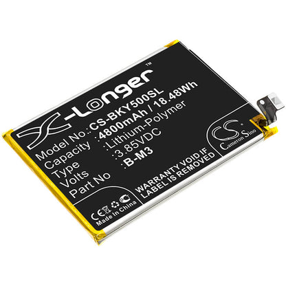 3.85V, 4800mAh, Li-Polymer Battery fits Vivo, 1935, Y50, 18.48Wh