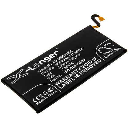 3.85V, 3000mAh, Li-Polymer Battery fits Samsung, Galaxy C10 Pro, Galaxy C910, 11.55Wh
