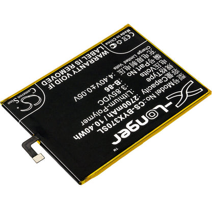 3.85V, 2700mAh, Li-Polymer Battery fits Bbk, Vivo Y37, Y37a, 10.395Wh